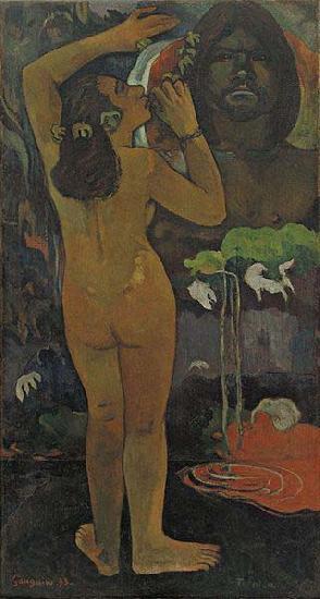 Paul Gauguin The Moon and the Earth (Hina tefatou, ', ', ', ', ', ', ', '), Norge oil painting art